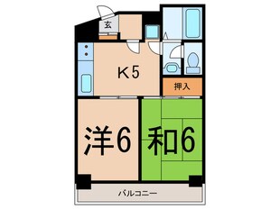 駒形エクセルⅡの物件間取画像